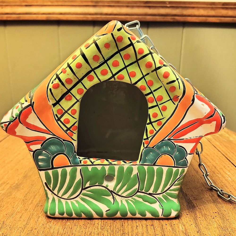 Talavera Hand Painted Bird House